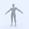 Detailed Block Built Spiderman Figure with Red Blue Costume and Pose