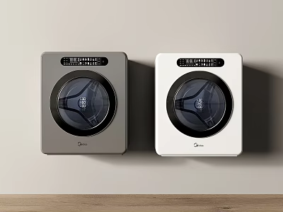 Washer Dryer Wall Mounted Washing Machine Mini Washing Machine Underwear Washing Machine 3d model