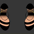 Black High Heel Sandals With Ankle Strap And Stiletto Heel Stylish Design