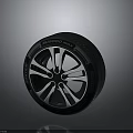 Bridgestone Car Tire With Alloy Wheel Rim And High Performance Rubber Construction