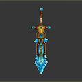 Ancient Sword Game Sword Magic Sword Magic Sword Magic Sword Magic Sword Magic Sword Officer Sword 3d model