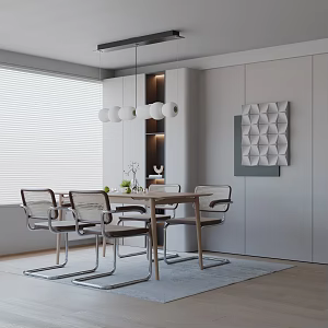 Modern table combination 3d model
