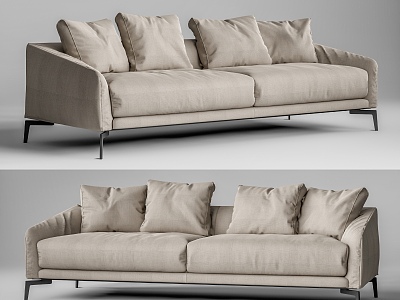 Alivar Land Office Sofa Multiplayer Sofa Minimal Sofa model