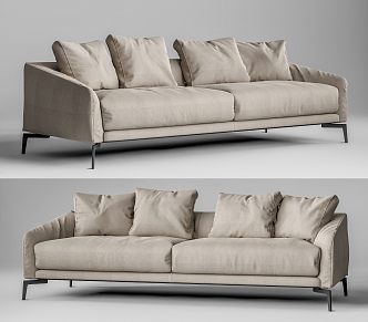 Alivar Land Office Sofa Multiplayer Sofa Minimal Sofa 3d model