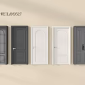 Variety of Hinged Door Designs in Black White and Gray for Interior Spaces