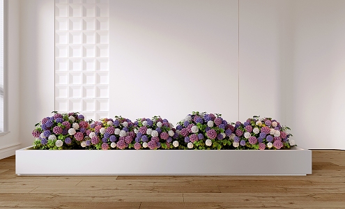 Modern Flower Box 3d model