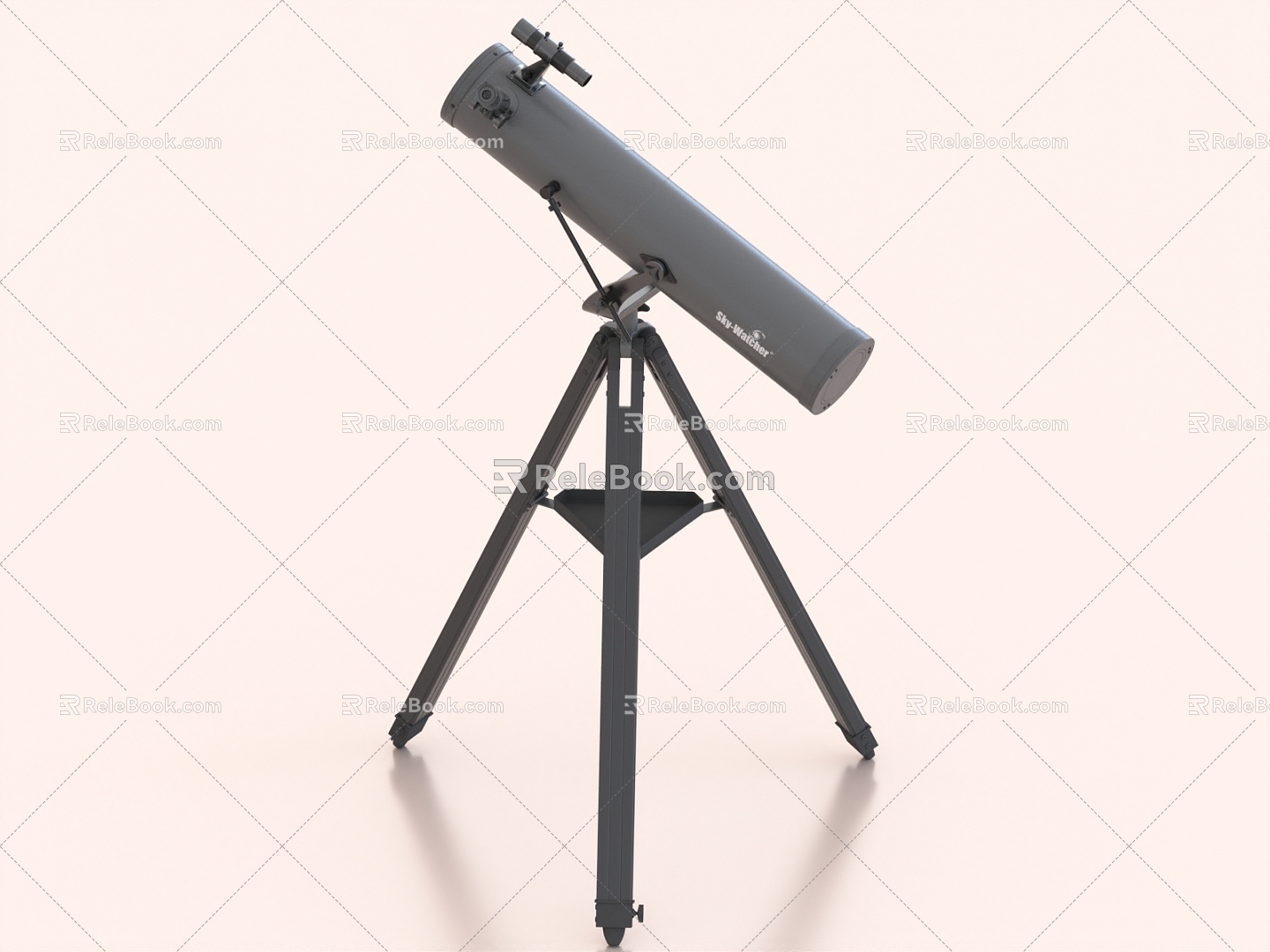 telescope tripod astronomical telescope 3d model