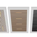 Modern Ceiling Design With Wooden Slats And LED Strip Lights In Different Colors