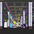 Hospital Outpatient Clinic Modern Lobby With Medical Staff And Patients