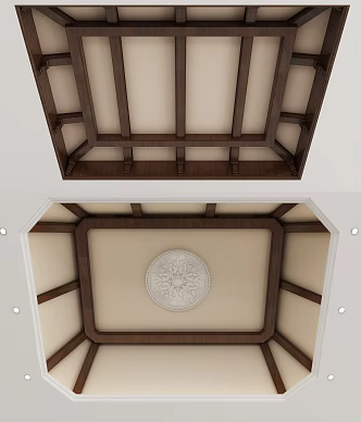 American ceiling 3d model