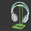 High Quality Black Over Ear Headphones With Stand And Ergonomic Design For Audio