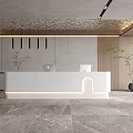 Modern Front Desk Company Front Desk 3d model