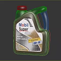 Mobil Super 3000 X1 Motor Oil Bottle With 5W 30 Viscosity Grade