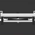 Yellow And Silver Aluminum Ladder With Step Rungs And Wheels For Home Use