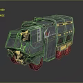 Armored Military Vehicle With Multi Wheeled Chassis And Tactical Design Features