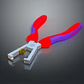 Pipe pliers punching pliers vise wrench tool hardware tool 3d model
