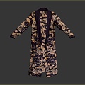 Silk Robe Pajamas Robe Pajamas Robe Robe Robe Robe Robe Fashionable Robe Coat Coat Trenchcoat 3d model