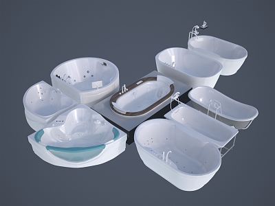 Modern Bathtub 3d model