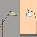 Middle style floor lamp 3d model