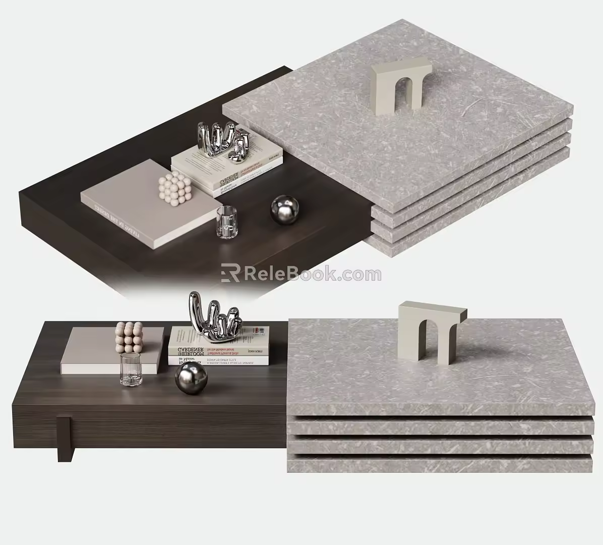 Modern coffee table 3d model