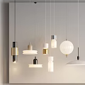 Modern Pendant Lights With Different Stylish Designs And Metal Glass Elements For Interior Decor