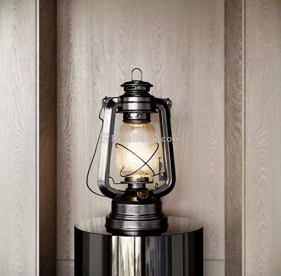 Table Lamp Desk Lamp Metal Table Lamp Decorative Table Lamp Retro Lamp 3d model