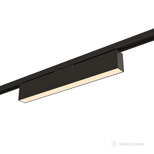 Modern Black Downlights And Spotlights Sleek LED Design For Contemporary Interior Lighting 3d model 