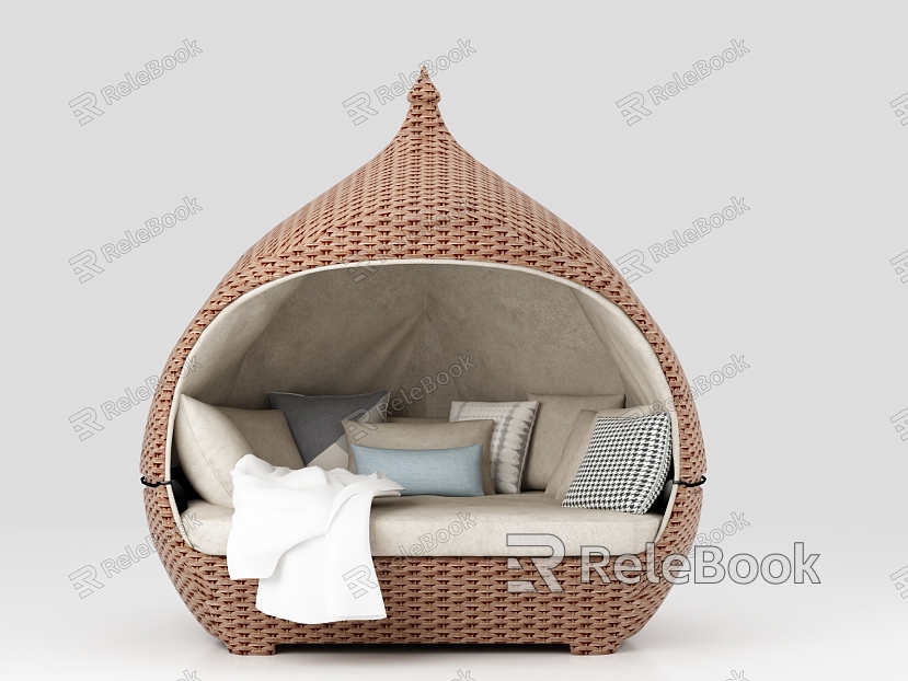 Southeast Asia Hammock Rattan Hammock model