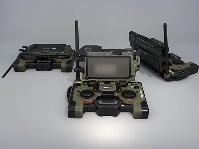 Modern remote control command station 3d model