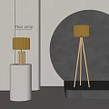 Wind Floor Lamp Table Lamp 3d model