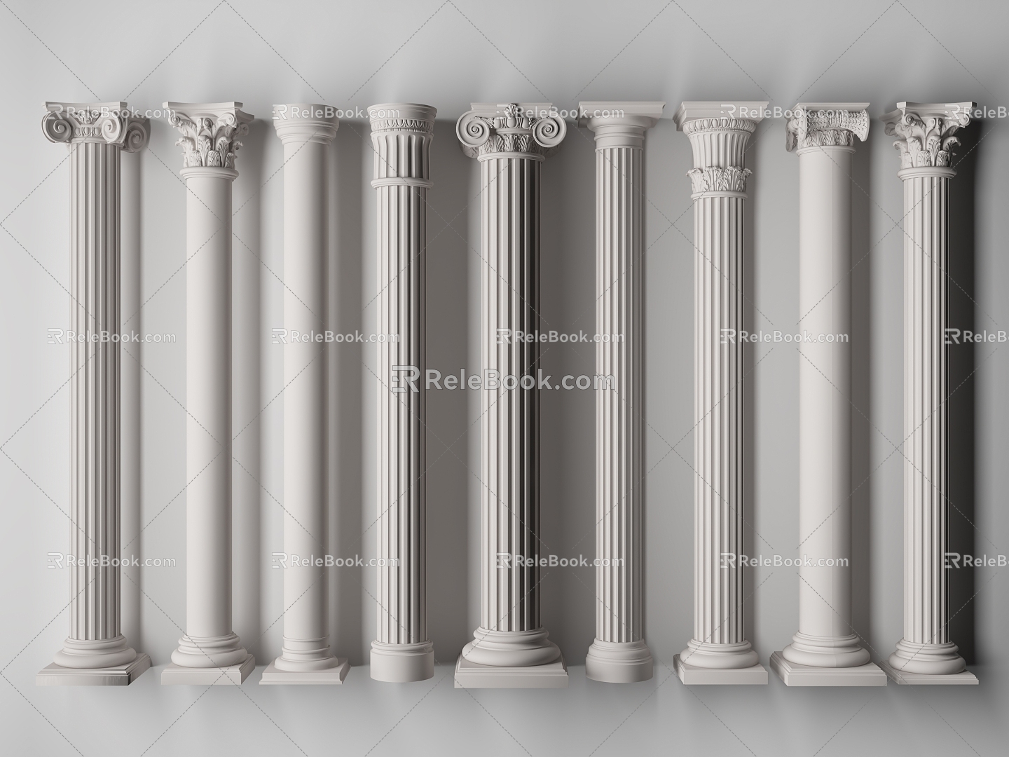 Jane's Roman Column 3d model