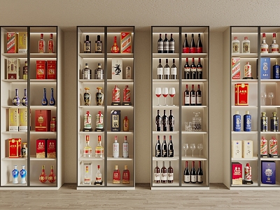 Wine Cabinet model