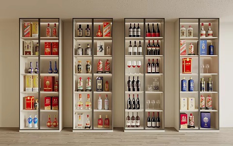 Wine Cabinet 3d model