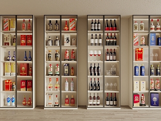 Wine Cabinet 3d model