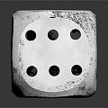 Modern dice color dice plastic dice toy 3d model