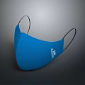Industrial Blue Protective Mask With BFE 95% Filtration Efficiency And Ear Loops