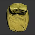 Comfortable Yellow Bean Bag Chair With Soft Fabric For Cozy Seating