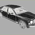 Black Luxury Sedan With Light Interior And Black Wheels Red Brake Calipers