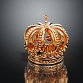 Light Luxury Crown Crown Crown 3d model