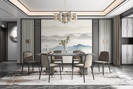 New Chinese Restaurant 3d model