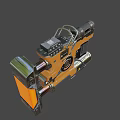 sci-fi architectural hammer 3d model