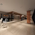 Bright Modern Clothing Store Interior With Display Racks Hanging Apparel And Ceiling Lights