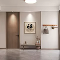 Modern Basement Simple Basement 3d model