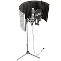 Professional Headphone Speaker System With RODE Microphone Stand And Pop Filter 3d model