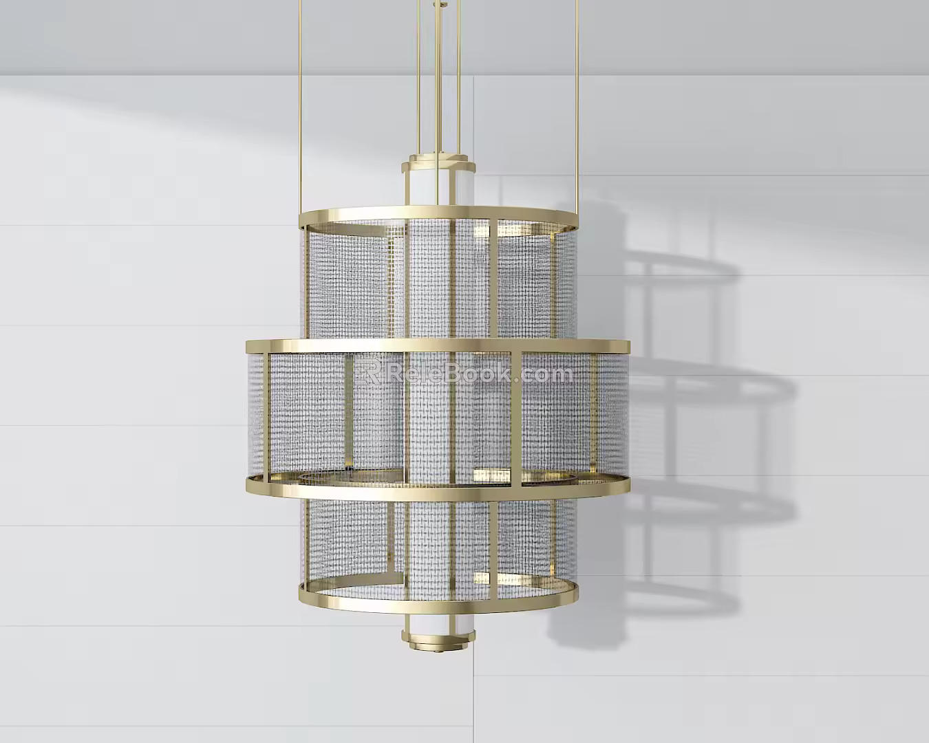 Modern chandelier 3d model