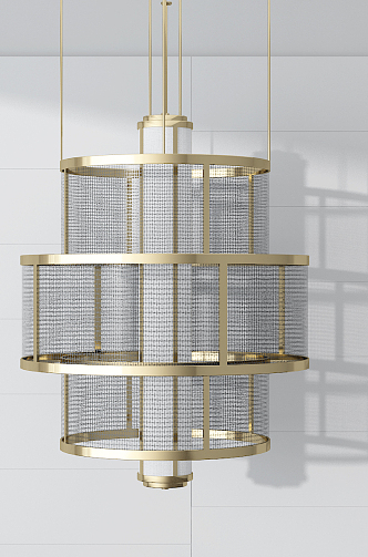 Modern chandelier 3d model