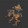 Industrial LOFT Robot Transformers Gauda Warrior Gauda Mecha Warrior 3d model