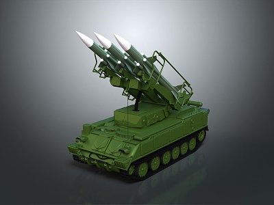 missile vehicle anti-aircraft missile vehicle cruise missile vehicle anti-tank missile vehicle military vehicle military vehicle transportation 3d model