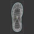 Durable Shoe Sole with Tread Pattern for Non Slip Grip in Outdoor Activities