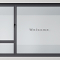 modern window glass window 3d model